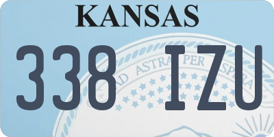 KS license plate 338IZU