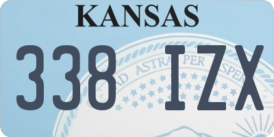 KS license plate 338IZX