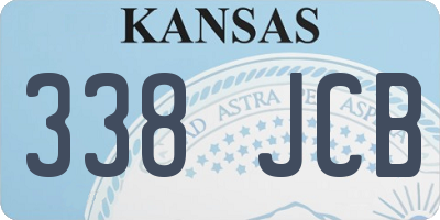 KS license plate 338JCB