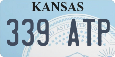 KS license plate 339ATP
