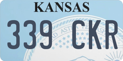 KS license plate 339CKR