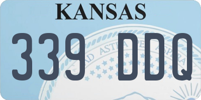 KS license plate 339DDQ