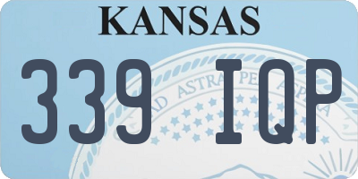 KS license plate 339IQP