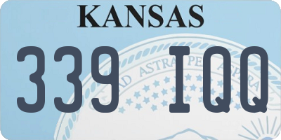 KS license plate 339IQQ