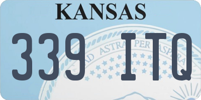 KS license plate 339ITQ