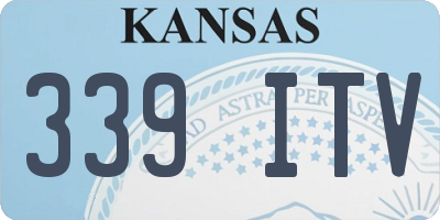 KS license plate 339ITV