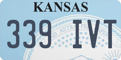 KS license plate 339IVT