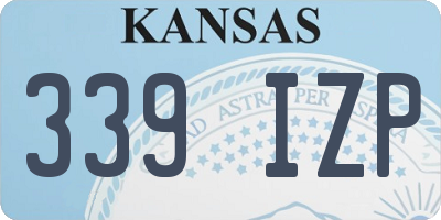 KS license plate 339IZP