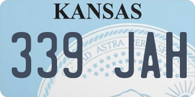 KS license plate 339JAH