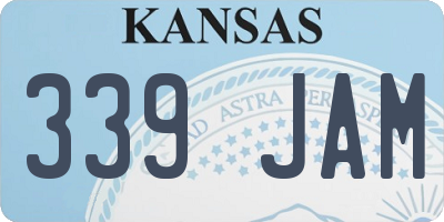 KS license plate 339JAM