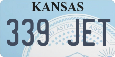 KS license plate 339JET
