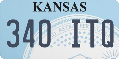 KS license plate 340ITQ