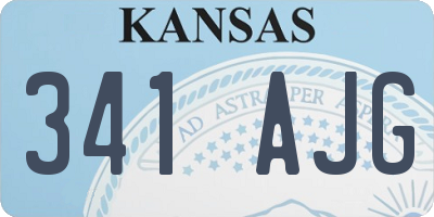 KS license plate 341AJG