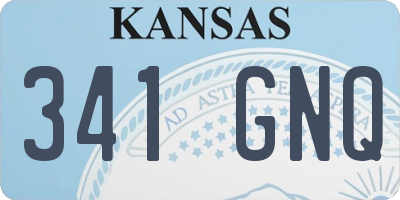 KS license plate 341GNQ