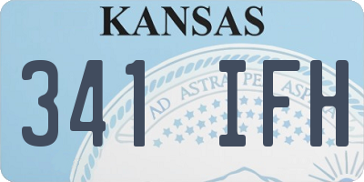 KS license plate 341IFH