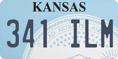 KS license plate 341ILM
