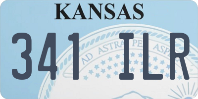 KS license plate 341ILR