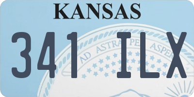 KS license plate 341ILX