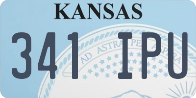 KS license plate 341IPU