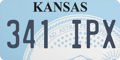 KS license plate 341IPX