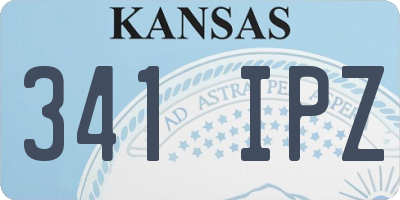 KS license plate 341IPZ