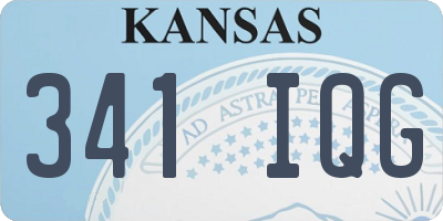 KS license plate 341IQG