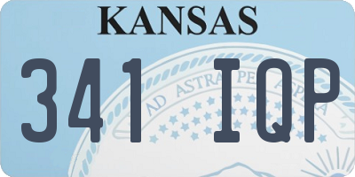KS license plate 341IQP