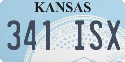 KS license plate 341ISX