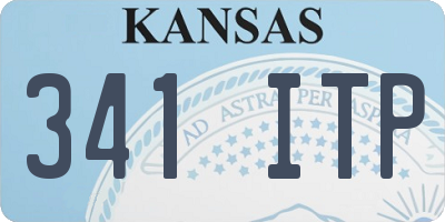 KS license plate 341ITP