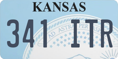 KS license plate 341ITR