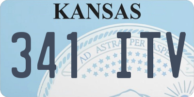 KS license plate 341ITV