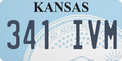 KS license plate 341IVM
