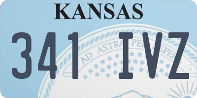 KS license plate 341IVZ