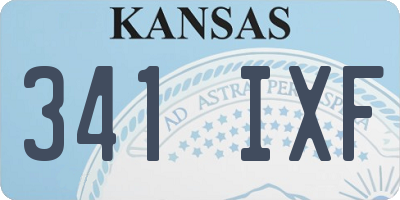 KS license plate 341IXF