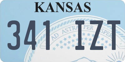 KS license plate 341IZT