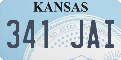 KS license plate 341JAI