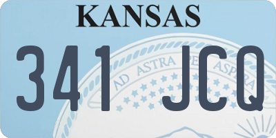 KS license plate 341JCQ