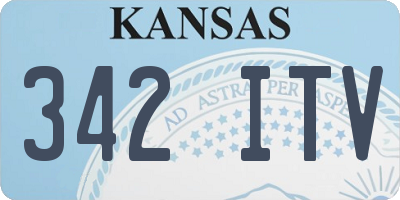 KS license plate 342ITV