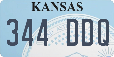 KS license plate 344DDQ