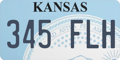 KS license plate 345FLH