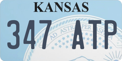 KS license plate 347ATP
