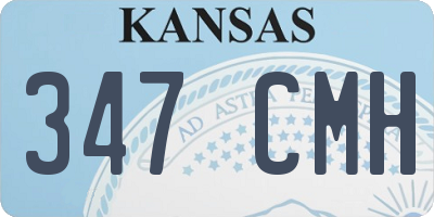 KS license plate 347CMH