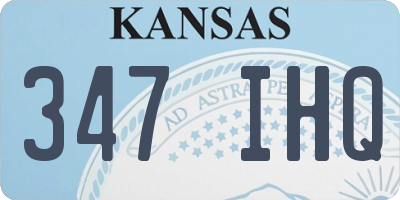 KS license plate 347IHQ