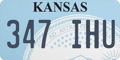 KS license plate 347IHU