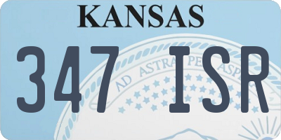 KS license plate 347ISR