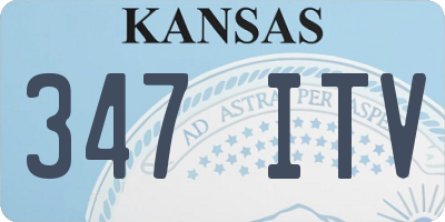 KS license plate 347ITV