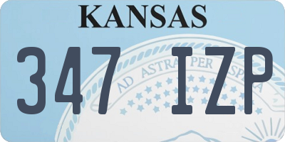 KS license plate 347IZP