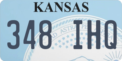 KS license plate 348IHQ