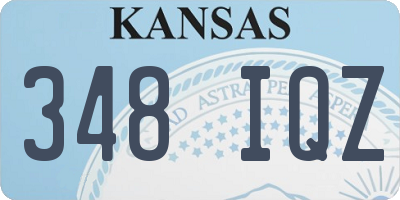 KS license plate 348IQZ