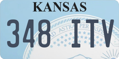 KS license plate 348ITV